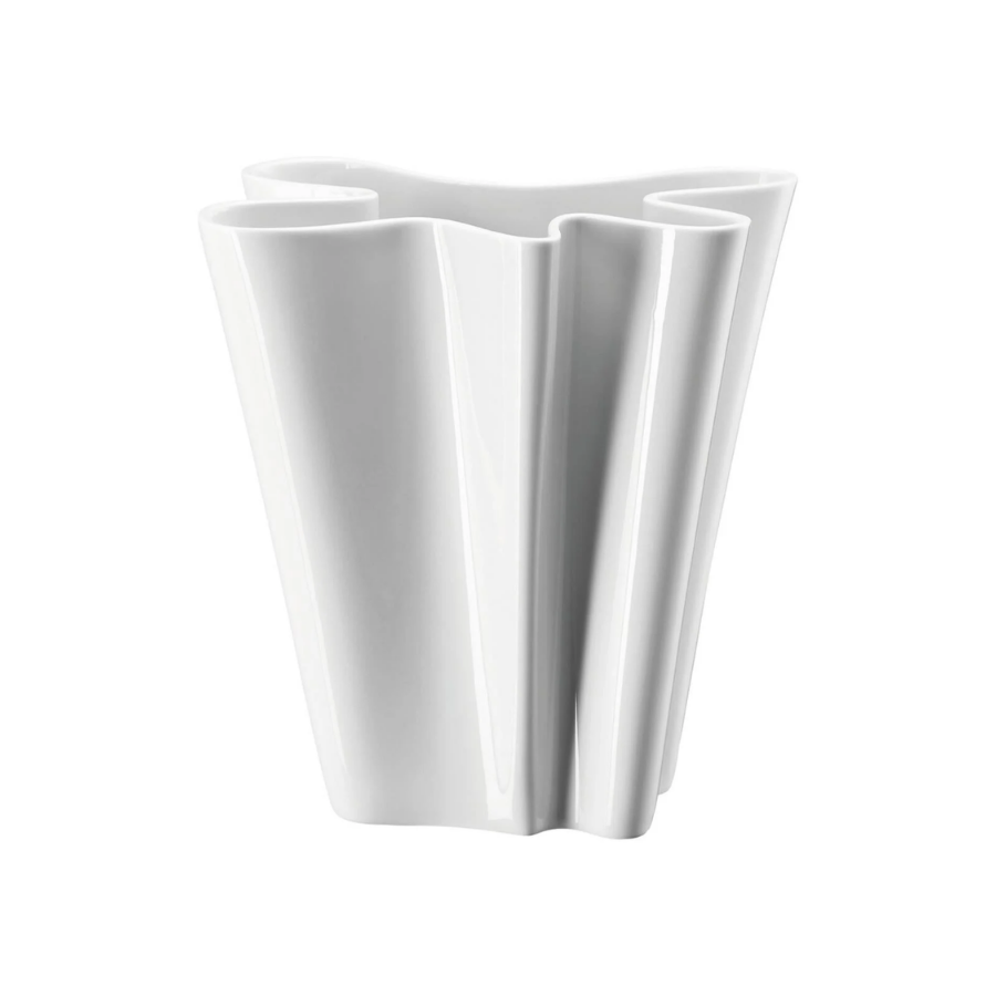 Vazo 26 cm Flux Weiss