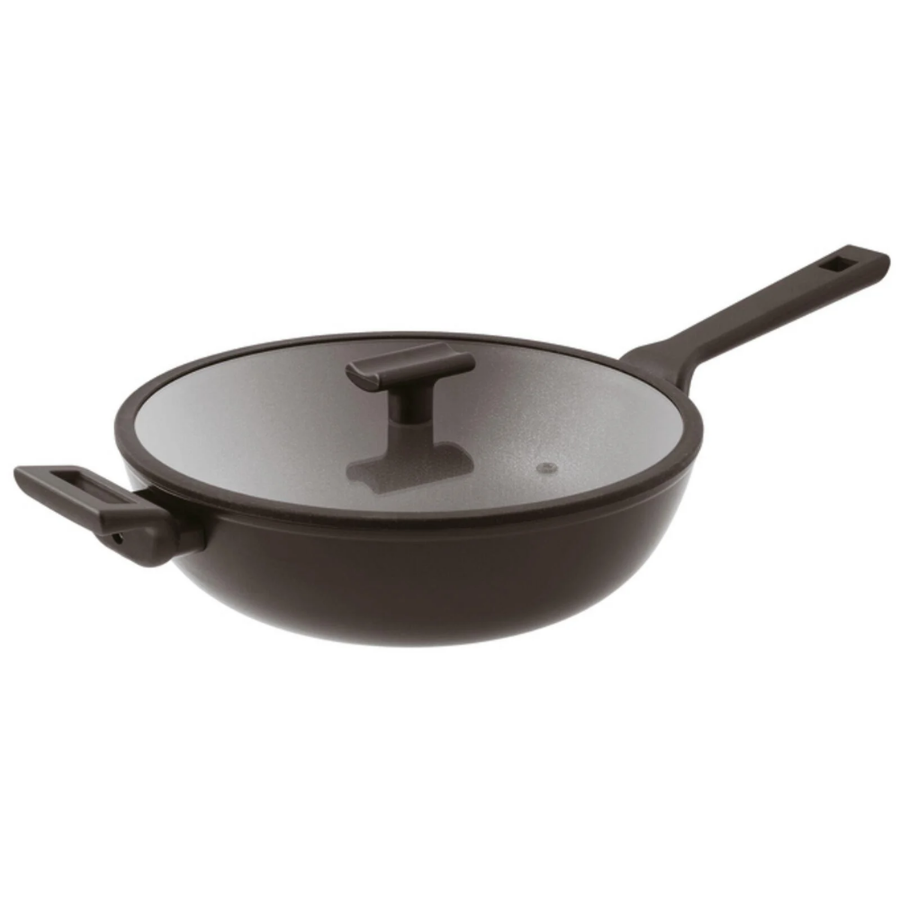 NON-STİCK WOK TAVA KAPAKLI 30 CM