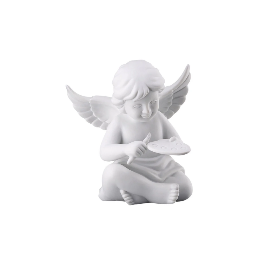 Angel with Painter s Palette 10 cm