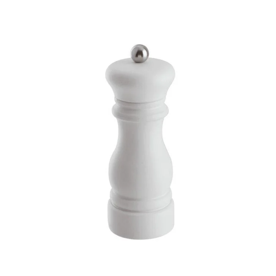 Tuz Değirmen Ahşap Beyaz 11,5 cm