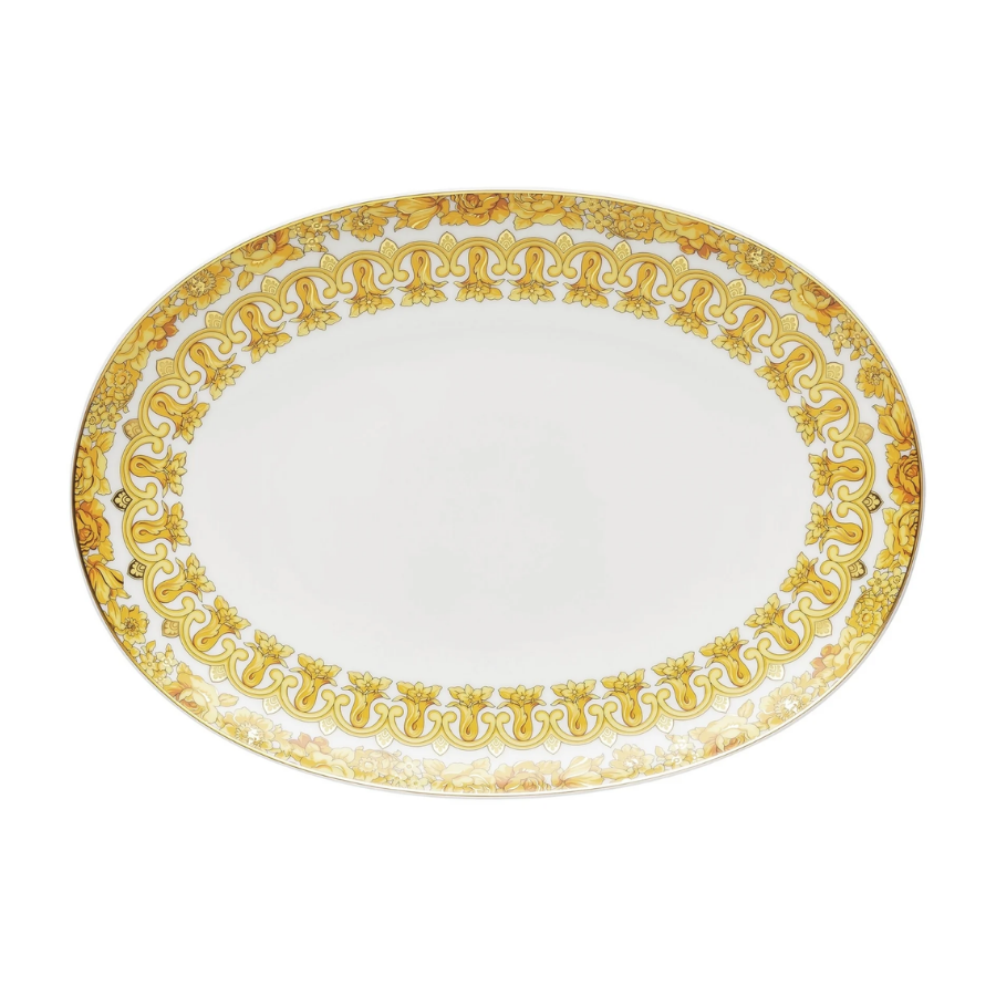 Oval Servis 33 cm Medusa Rhapsody