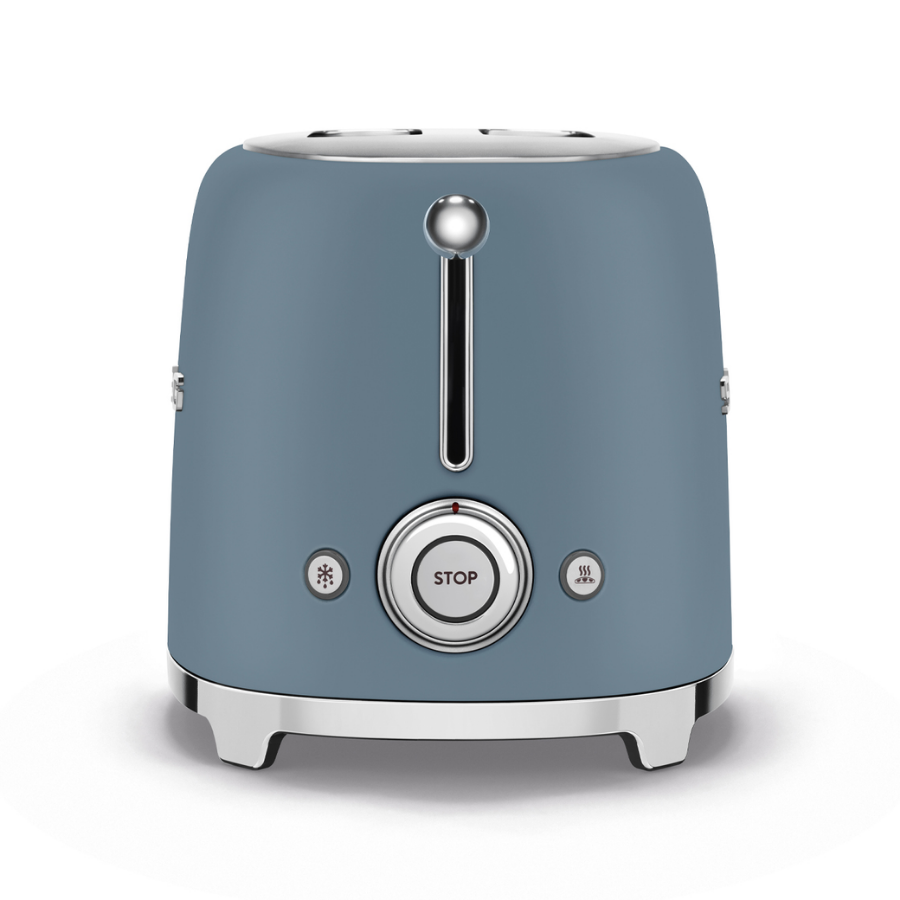 Smeg TSF01SBMEU 2x1  Mat Mavi Ekmek Kızartma Makinesi