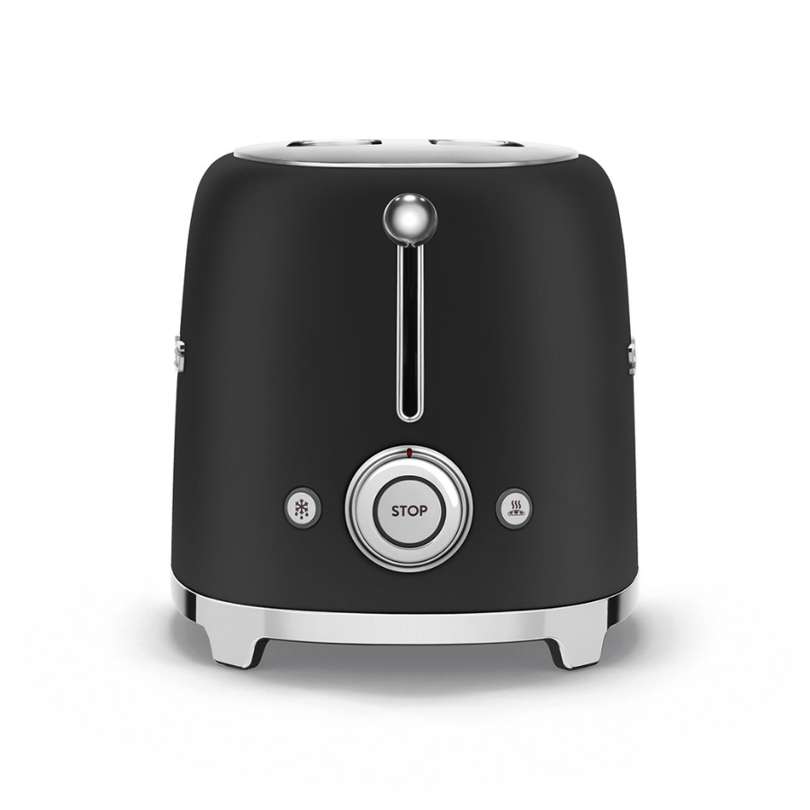Smeg  2x1 TSF01BLMEU Mat Siyah Ekmek Kızartman Makinasi