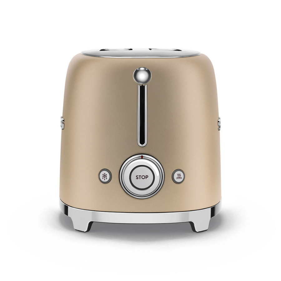 Smeg TSF01CHMEU 2X1 Mat Gold Ekmek Kızartma Makinesi