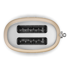 Smeg TSF01CHMEU 2X1 Mat Gold Ekmek Kızartma Makinesi