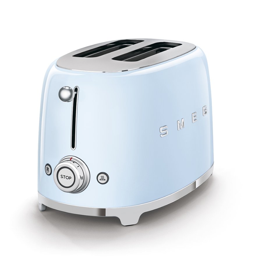 Smeg TSF01PBEU 2x1 Pastel Mavi Ekmek Kızartma Makinesi