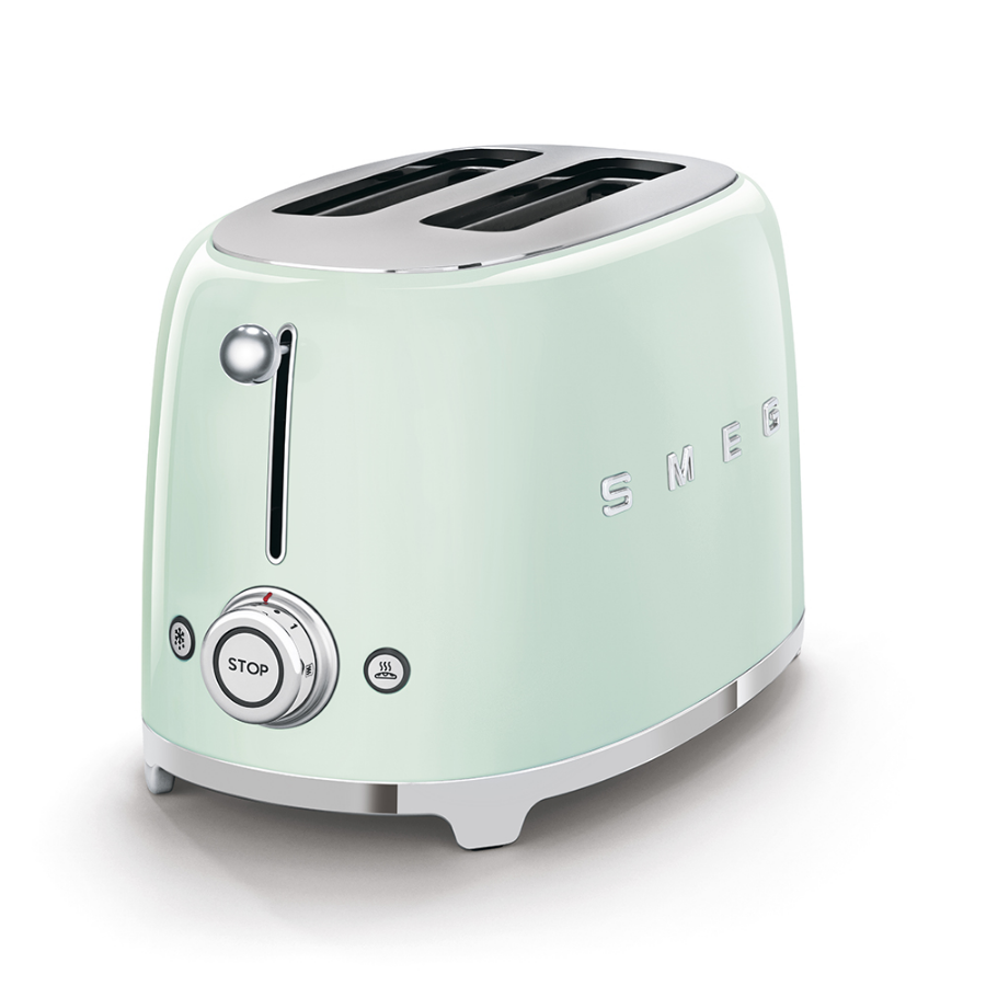 Smeg TSF01PGEU 2x1 Pastel Yeşil Ekmek Kızartma Makinesi