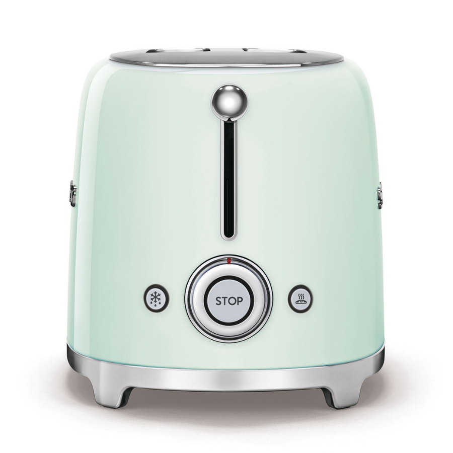 Smeg TSF01PGEU 2x1 Pastel Yeşil Ekmek Kızartma Makinesi