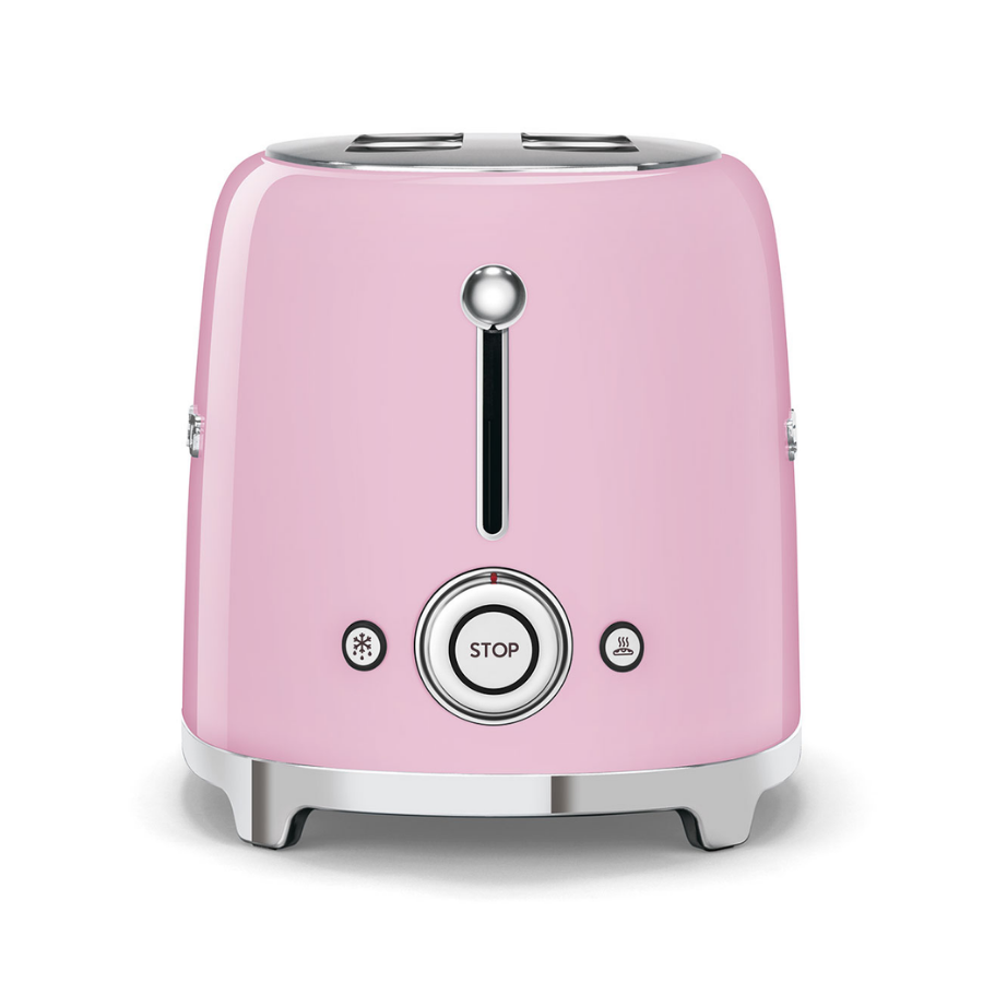 Smeg TSF01PKEU 2x1  Pembe Ekmek Kızartma Makinesi