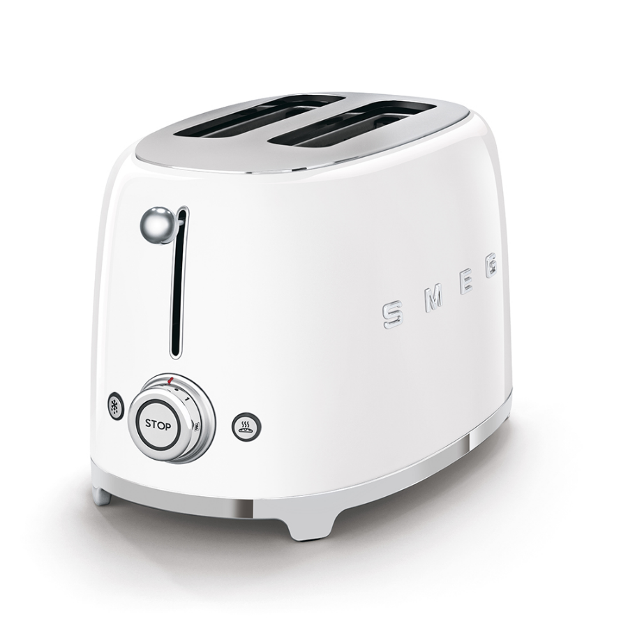 Smeg TSF01WHEU 2x1  Beyaz Ekmek Kızartma Makinesi