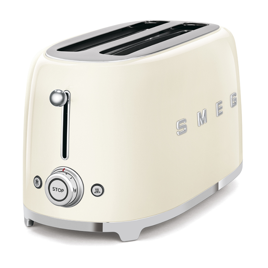 Smeg TSF02CREU 2x2 Krem Ekmek Kızartma Makinesi