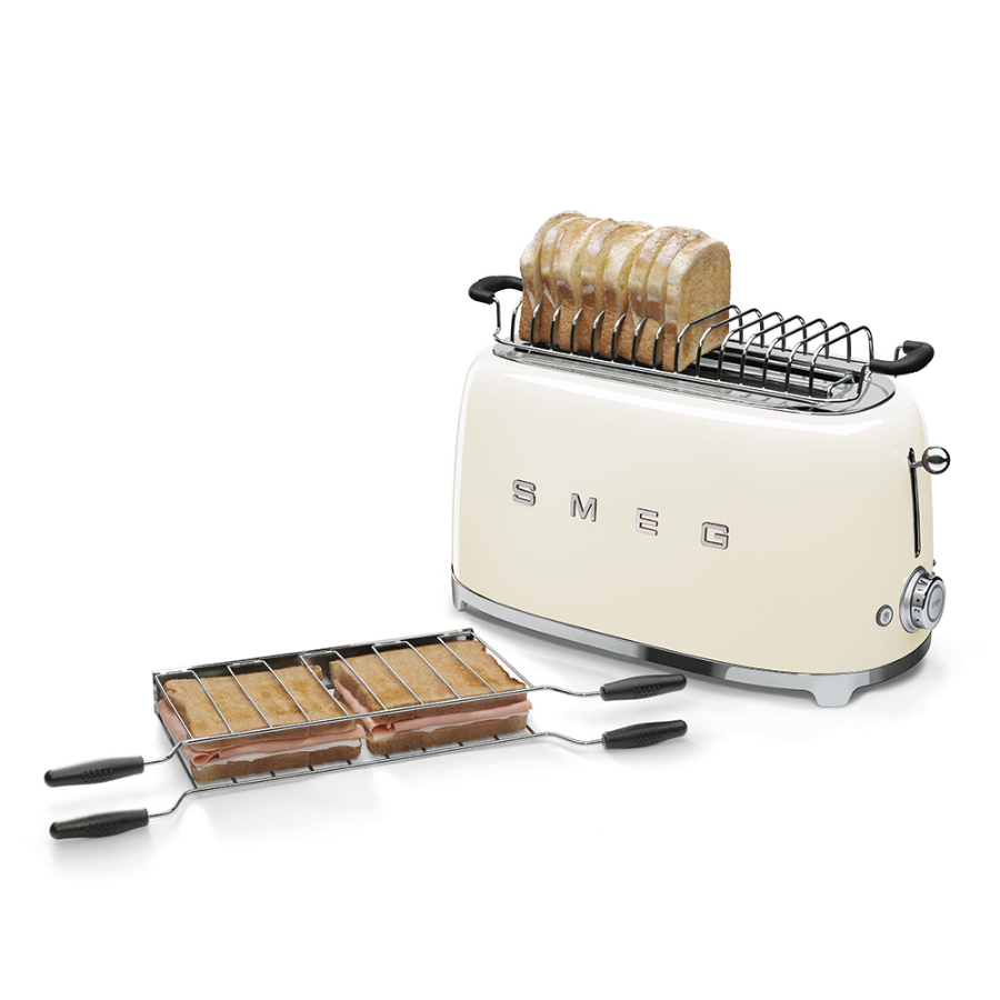 Smeg TSF02CREU 2x2 Krem Ekmek Kızartma Makinesi