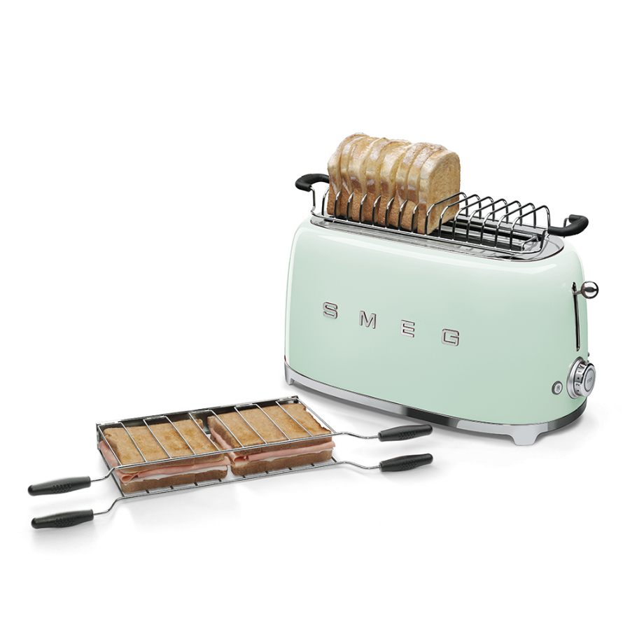 Smeg TSF02PGEU 2x2 Pastel Yeşil Ekmek Kızartma Makinesi
