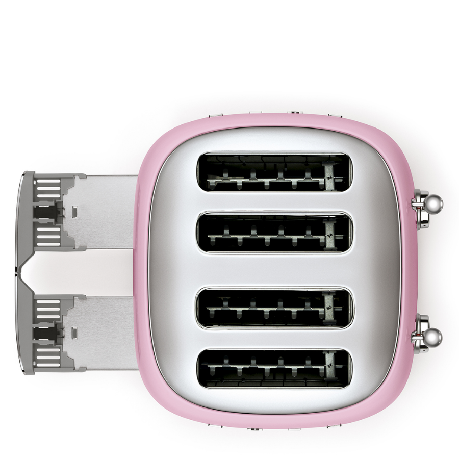 Smeg Tsf03Pkeu 4x1 Pembe Ekmek Kızartma Makinesi