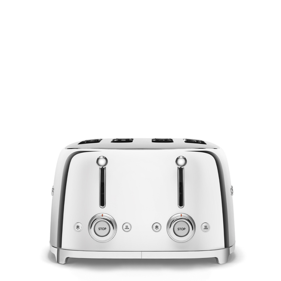 Smeg Tsf03Sseu 4x1 Krom Ekmek Kızartma Makinesi