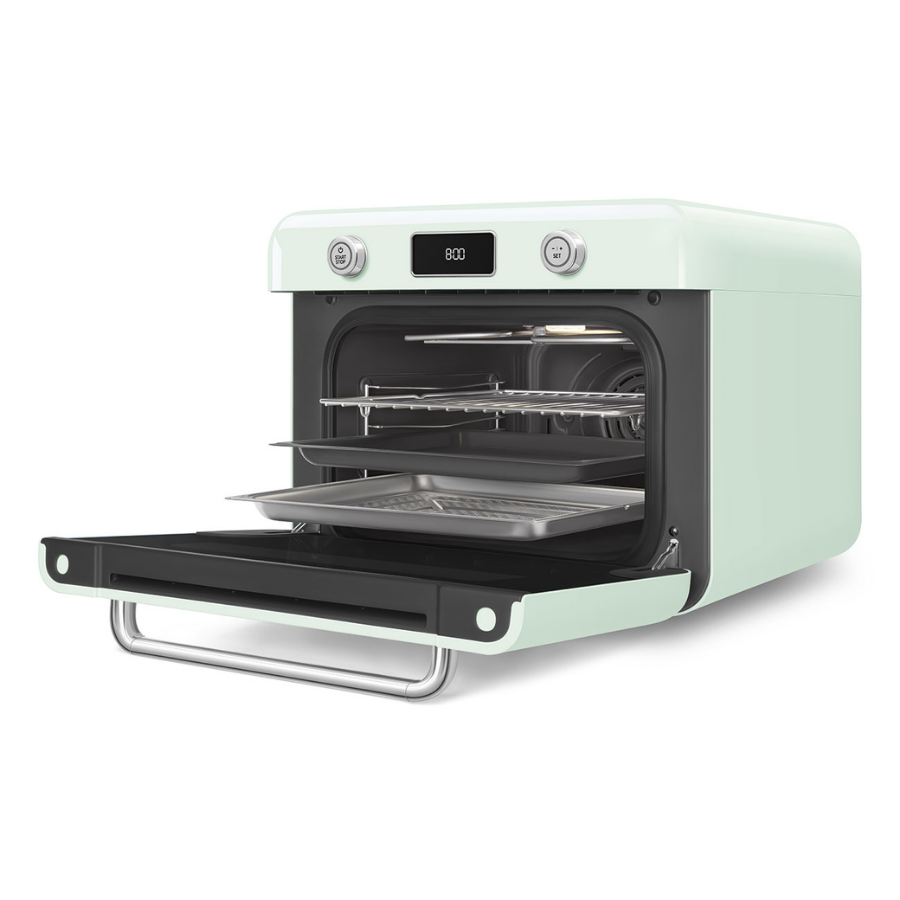 Smeg Cof01Pgeu Pastel Yeşil Tezgah Üstü Kombi Fırın