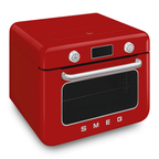 Smeg Cof01Rdeu Kırmızı Tezgah Üstü Kombi Fırın