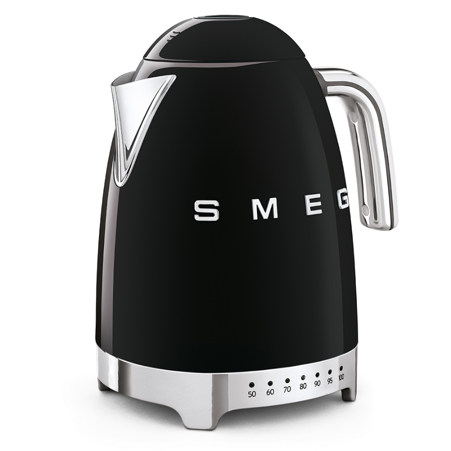 Smeg Klf04Bleu Siyah Isı Ayarlı Kettle