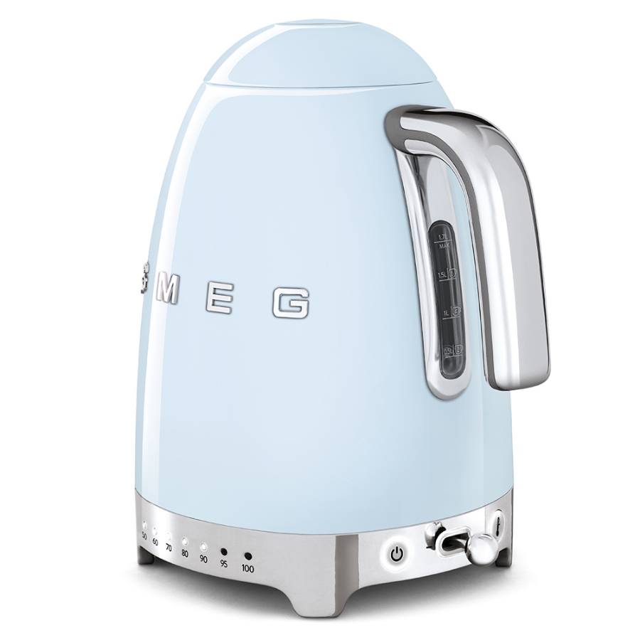 Smeg Klf04Pbeu Pastel Mavi Isı Ayarlı Kettle