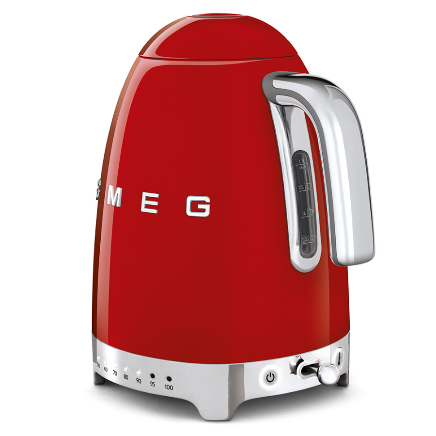 Smeg Klf04Rdeu Kırmızı Isı Ayarlı Kettle