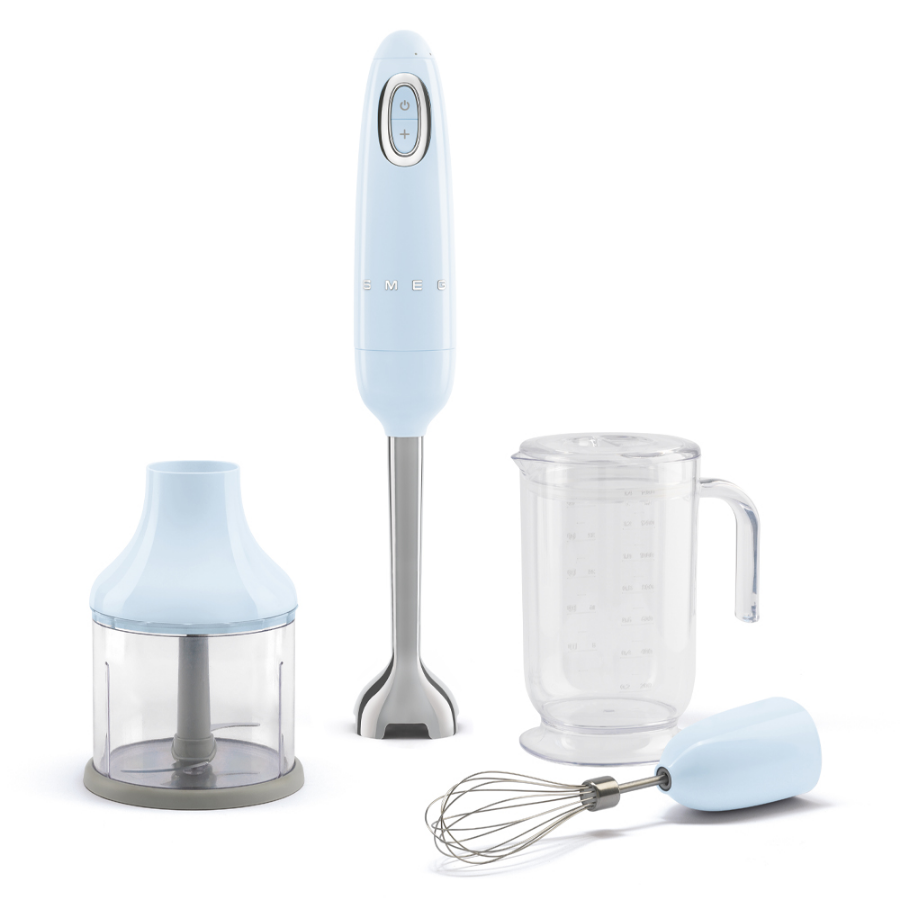 Smeg Hbf03Pbeu Pastel Mavi el blender seti