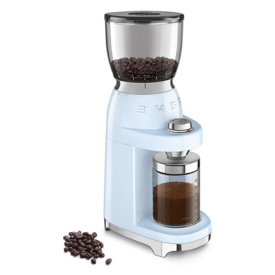 Smeg Cgf01Pbeu Pastel Mavi Kahve Öğütme Makinesi