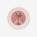 La Majorelle Pembe Kuşlu Tabak 17 cm
