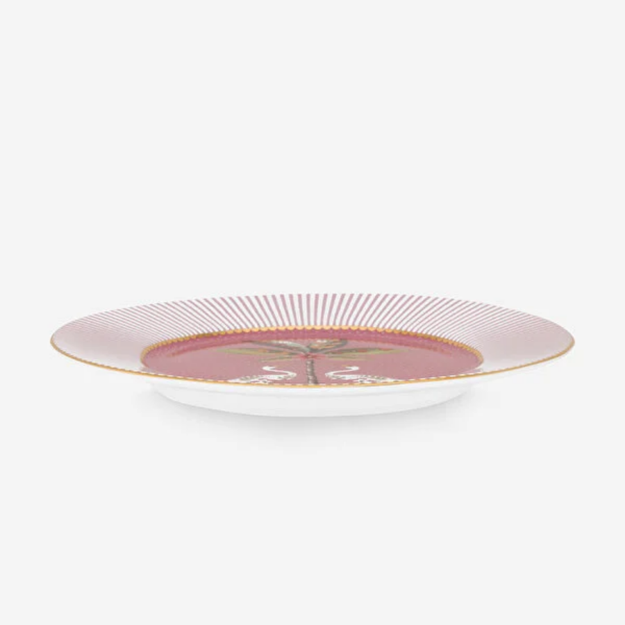 La Majorelle Pembe Kuşlu Tabak 17 cm