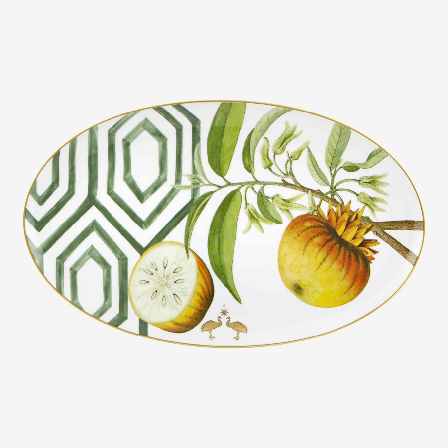 Amazonıa Oval Servis Tabağı 40 cm