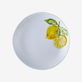 Amalfi Limon Kabartmalı Beyaz Tabak 28 cm