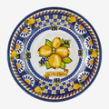 Capri Mavi Limon Buketi Yemek Tabağı 28cm