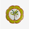 Bambu Açık Yeşil / Beyaz  Tabak 23 cm