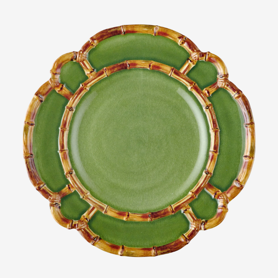 Bambu Yeşil Tabak 28 cm