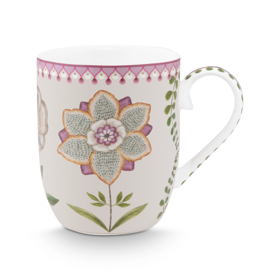 Lily & Lotus Çiçekli Küçük Mug 145 ml.