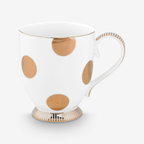 Dot Delight  Altın / Beyaz Mug 350 ml