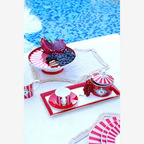 Love BirdsKırmızı Pembe Porselen Kahve Fincanı 90 ml