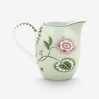 Yeşil Porselen Sütlük Lily & Lotus
