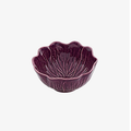 Flora Çiçek Formlu Mor Kase 12 cm