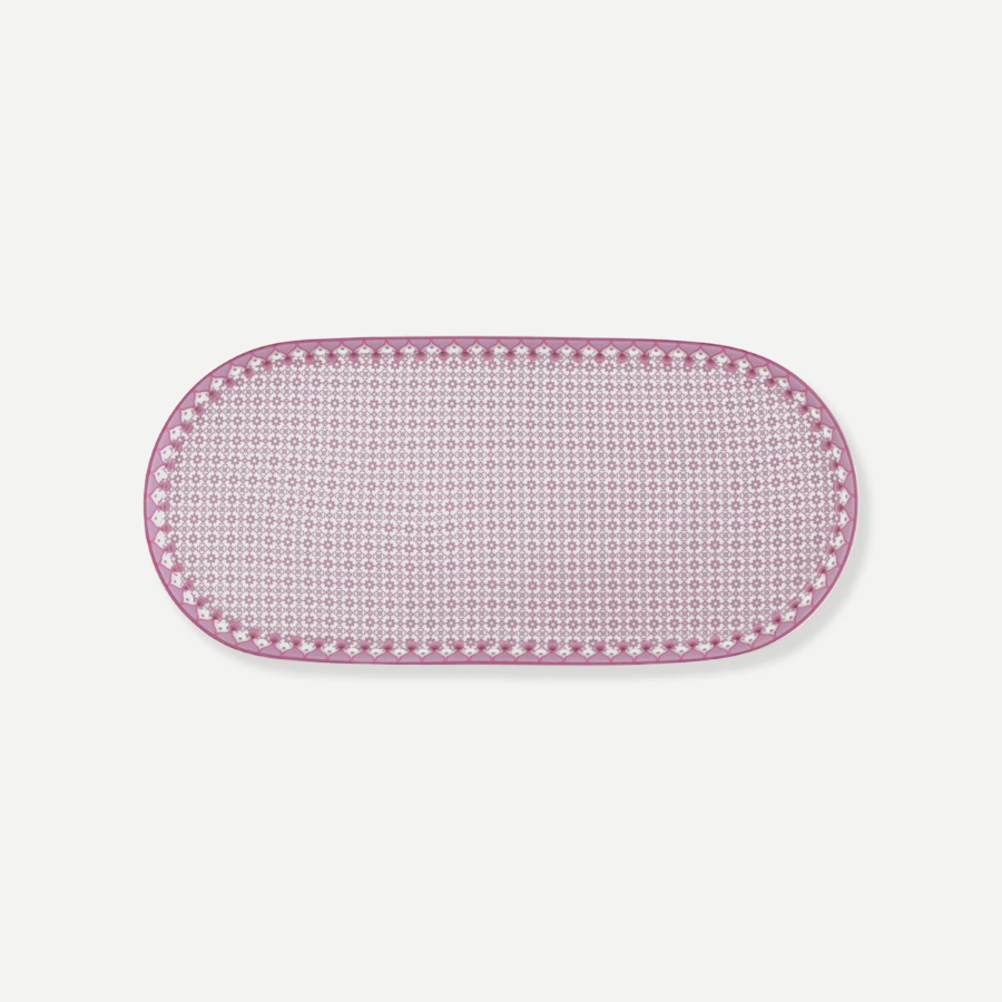 Lily & Lotus Oval Servis Tabağı 25 cm