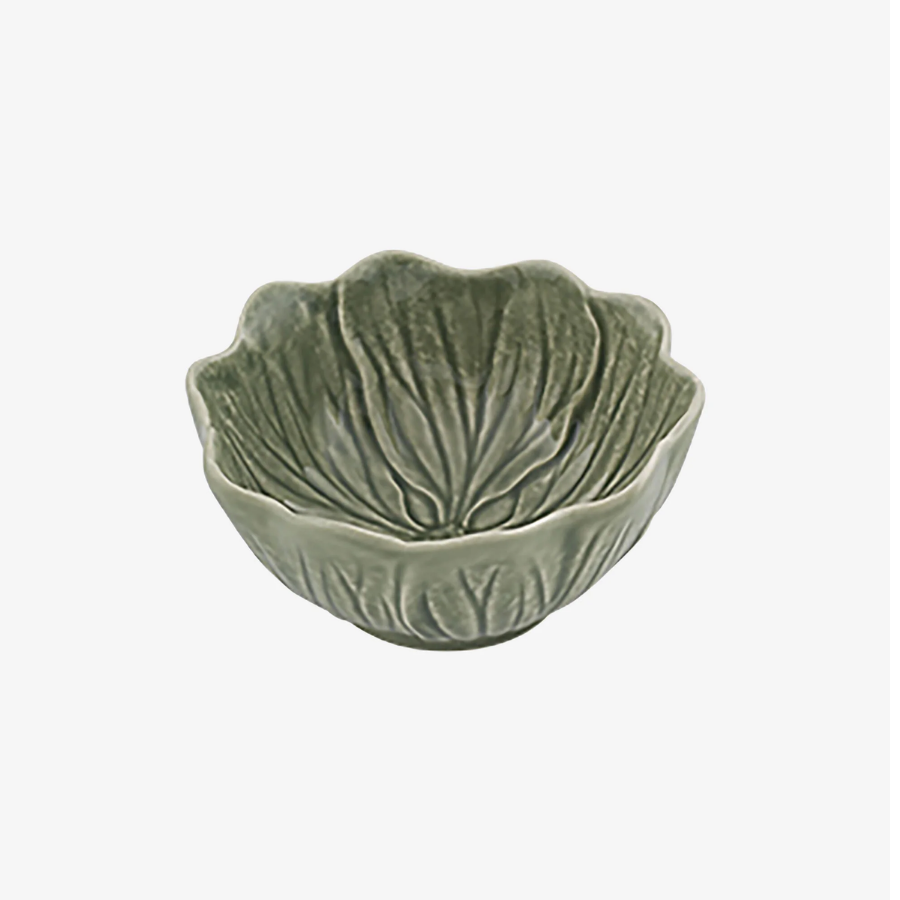 Flora Çiçek Formlu Gri Kase 12 cm