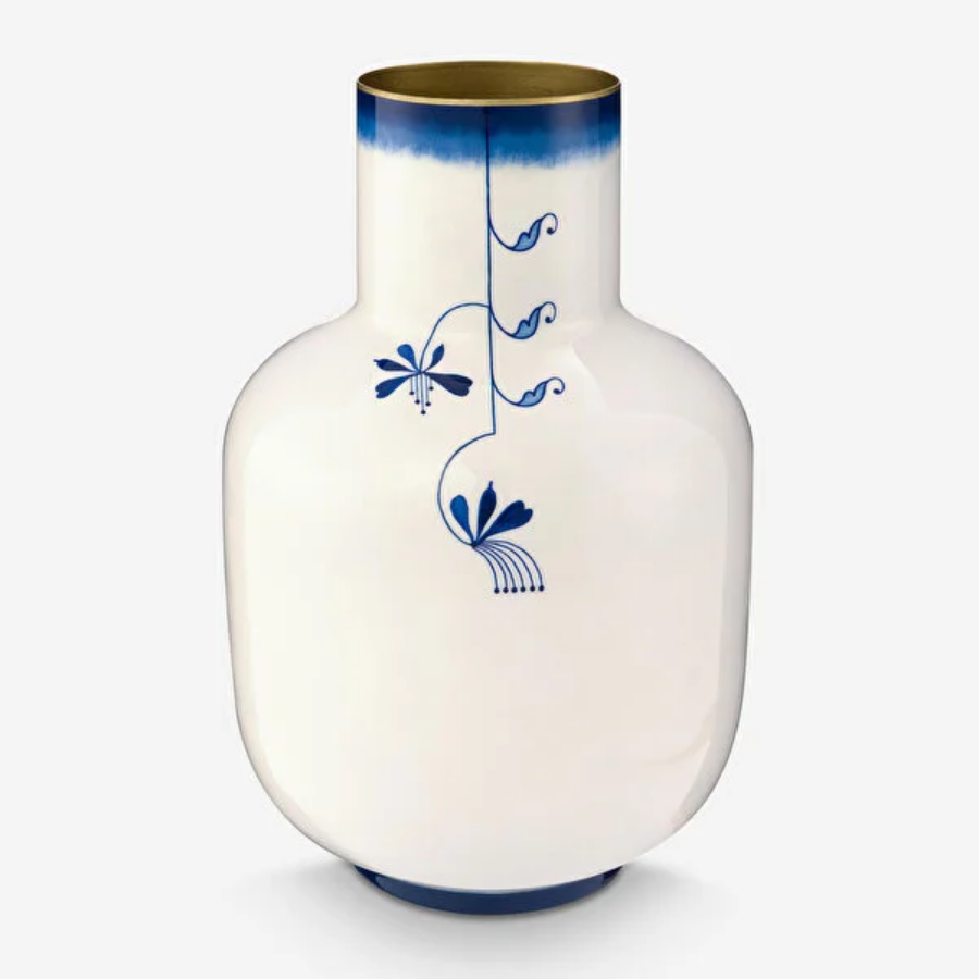 Blue Bird Metal Vazo 30 cm
