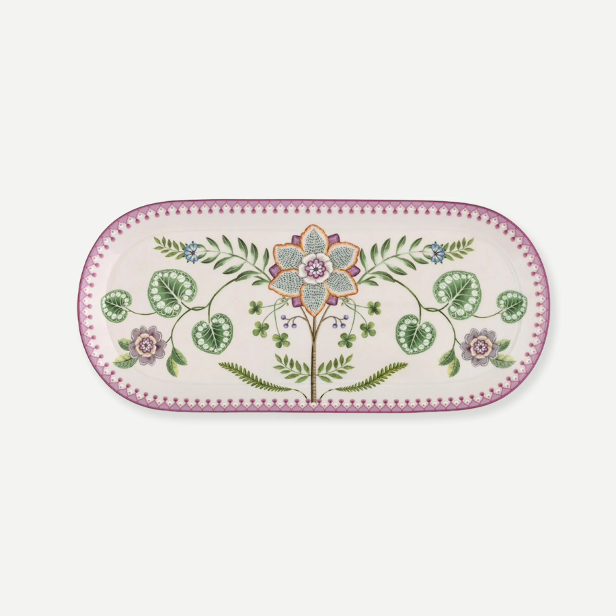 Lily & Lotus Oval Kek Servis Tabağı 33 cm