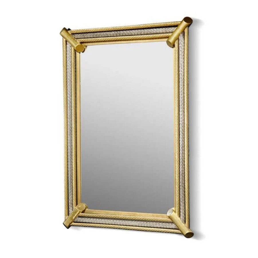 Vıntage brass mırror 115x78x7,5 cm