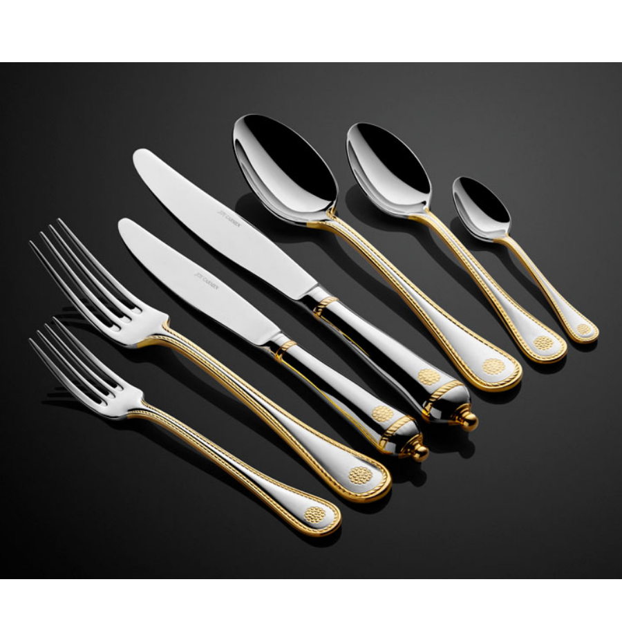 Royalty yarım Gold cutlery set 89 pcs "