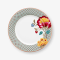 Blooming Tales Mavi Yemek Tabağı 26.5 cm
