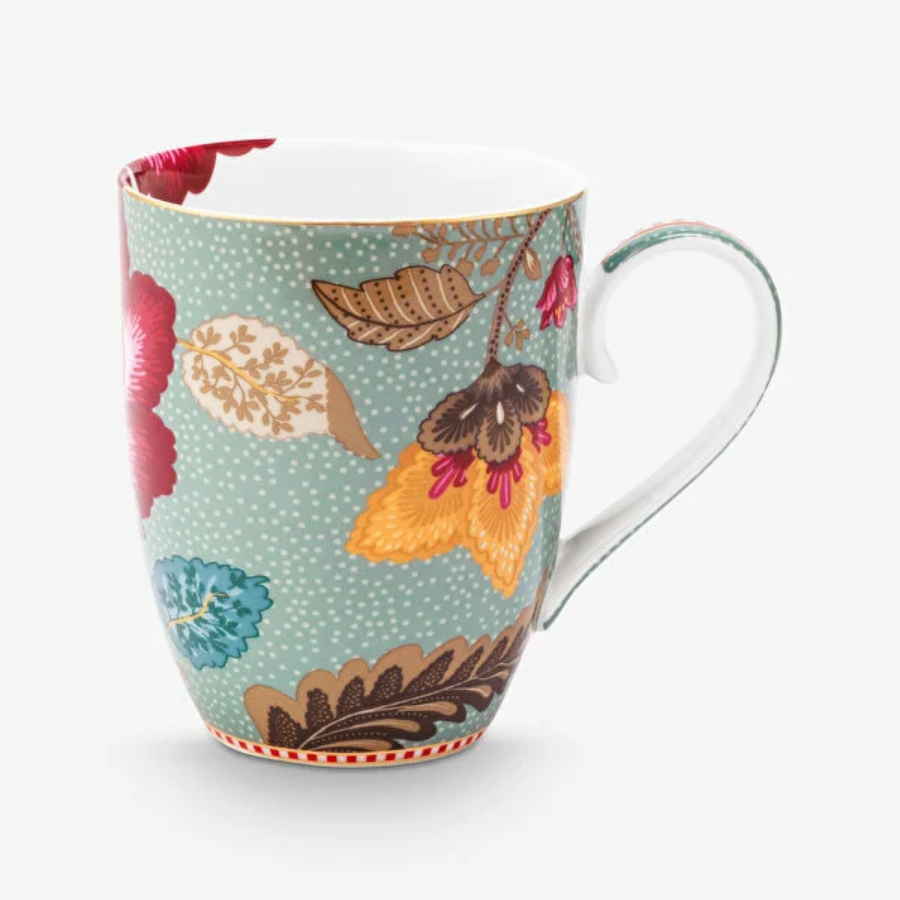 Fantasy Blooming Tales Mavi Büyük Mug  350 ml