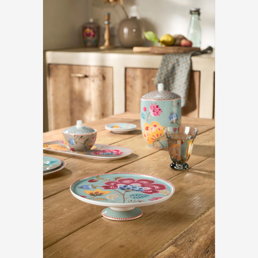 Fantasy Blooming Tales Mavi Mini Kek Standı 21 cm