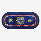 La felicita 37 cm oval Kahve Sunum Tepsisi