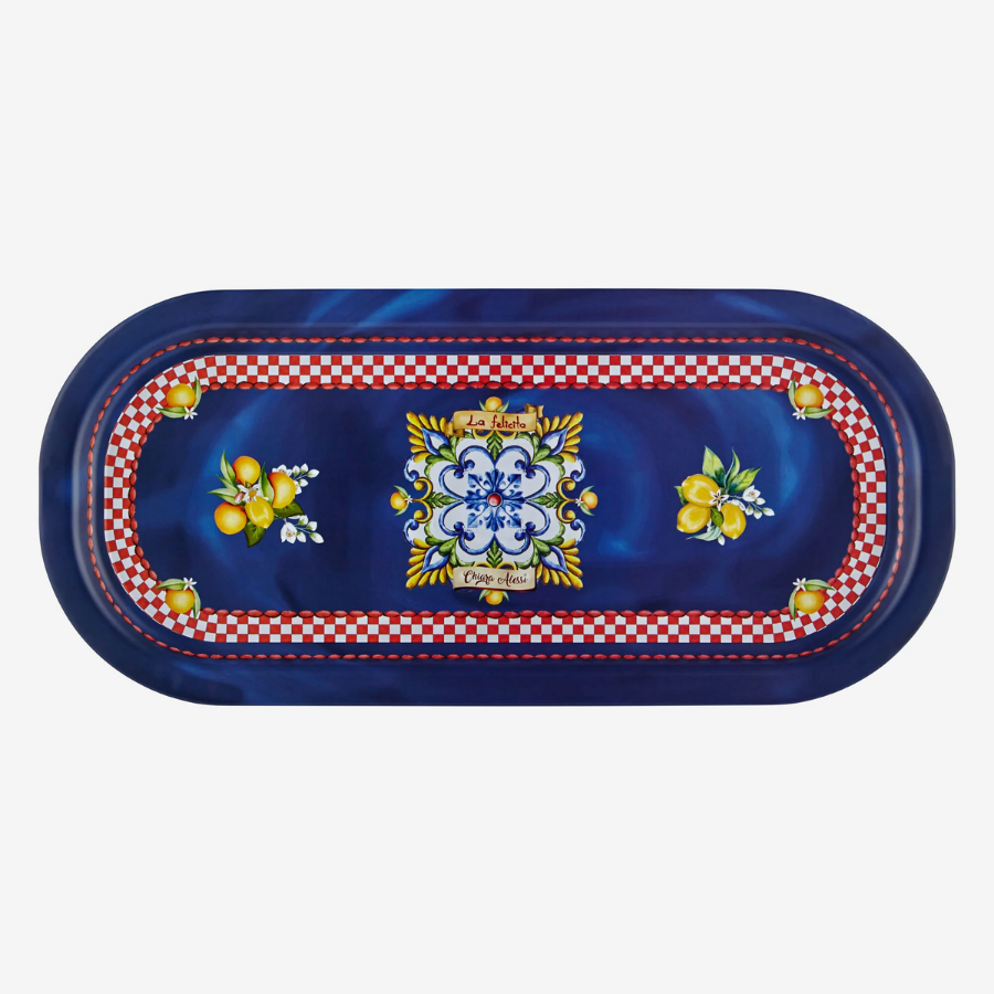 La felicita 37 cm oval Kahve Sunum Tepsisi