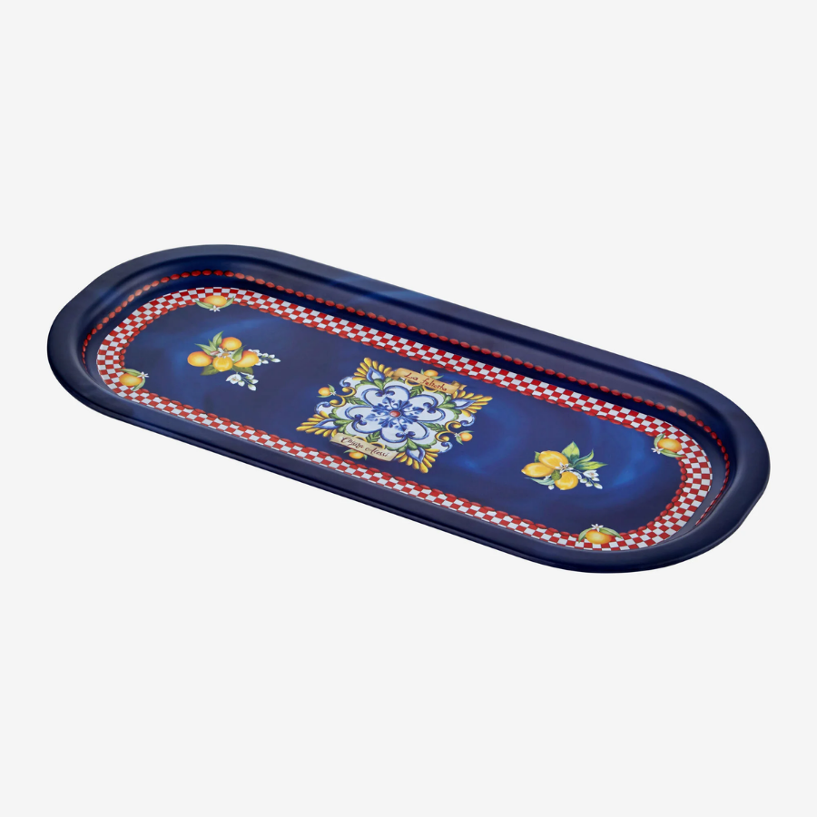 La felicita 37 cm oval Kahve Sunum Tepsisi
